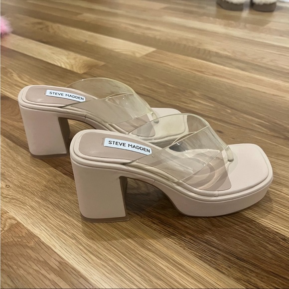 Steve Madden Shoes - Steve Madden Jilly Clear Sandals 6.5
